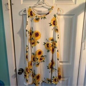 Women’s Sunflower Tank Dress Size Medium